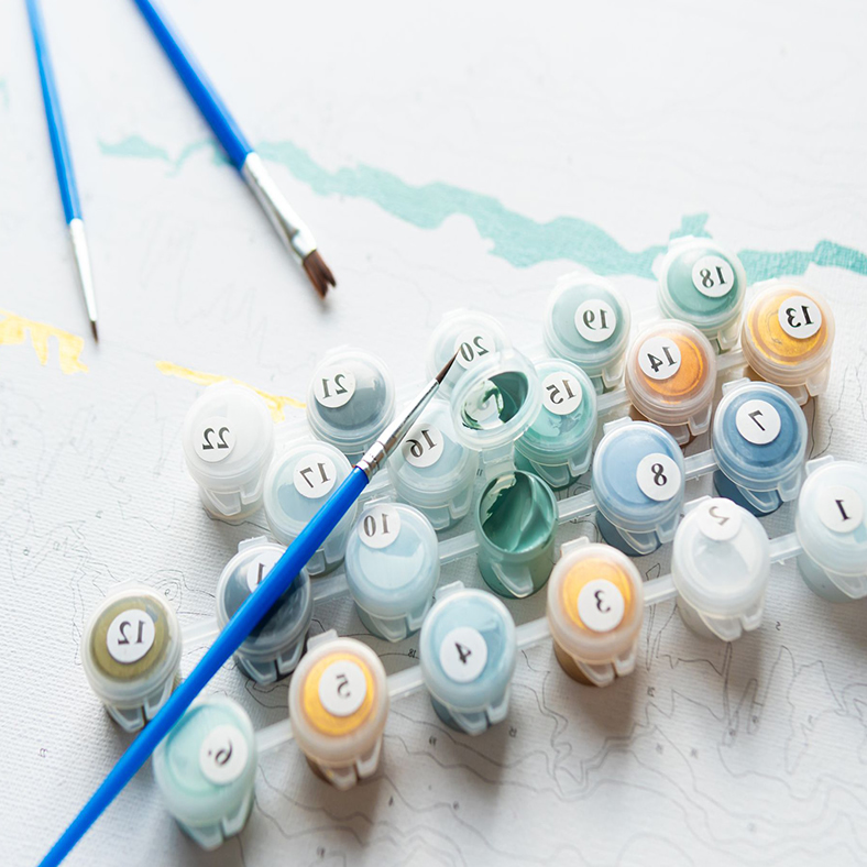 Guide To painting By Numbers Step 1