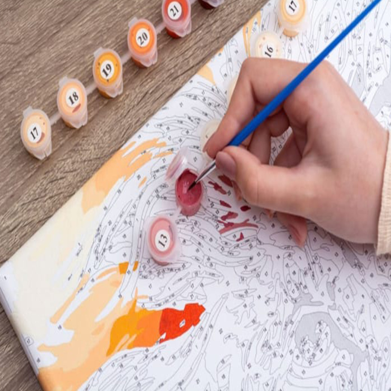 Guide To painting By Numbers Step 2